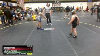 Round 3 - Virginia Fraser, Palmetto State Wrestling Acade vs Griffin Wood, Team Tiger