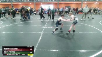 80 lbs Quarterfinal - John Strong, West Wateree Wrestling Club vs Jaxson Gleaton, Mighty Warriors Wrestling Acad