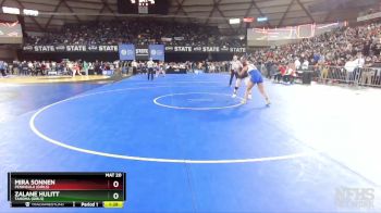 Girls 3A/4A 140 Semifinal - Mira Sonnen, Peninsula (Girls) vs ZaLane Hulitt, Tahoma (Girls)