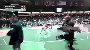 154 lbs Cons. Round 6 - Corbin Bissett, MEN1 vs Isaac Makeever, BTWA