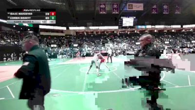 154 lbs Cons. Round 6 - Corbin Bissett, MEN1 vs Isaac Makeever, BTWA