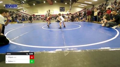 52 lbs Quarterfinal - Trenton Pilant, Keystone Wrestling Club vs Lucien Dohn, Owasso Takedown Club