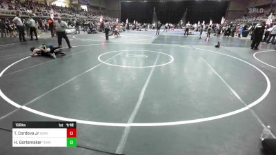 106 lbs Semifinal - Tony Cordova Jr, Duran Elite vs Hunter Gortemaker, Team Braves WC