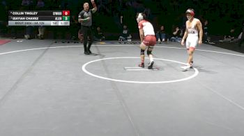 6A 126 lbs 1st Place Match - Izayiah Chavez, Allen vs Collin Tingley, Cypress Woods