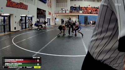 106 lbs Cons. Round 2 - Channing Branch, DeMatha Catholic vs Zebulon Bolden, St. Frances Academy