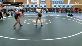 165 lbs Champ. Round 2 - Seldon Jenks, Uintah vs Saxton Stradinger, Union