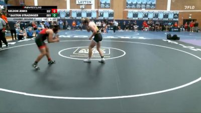 165 lbs Champ. Round 2 - Seldon Jenks, Uintah vs Saxton Stradinger, Union