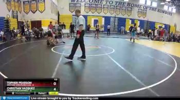 113 lbs Round 2 (8 Team) - Topher Pearson, Westside Wrestling Club vs Christian Vazquez, Maximum Performance