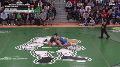 138 lbs Round 3 (3 Team) - Myles Sanchez, Creighton Prep vs Crew Carlson, Skutt Catholic