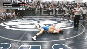 126 lbs 4th Wrestleback (16 Team) - Anthony Dein, Columbus vs Wyatt Sissom, Coahulla Creek