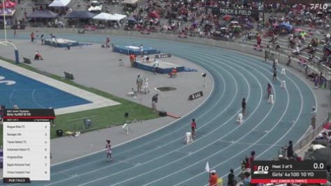 2026 AAU Junior Olympic Games - Youth Girls' 4x100m Relay, Semi-Finals 3 - Age 10