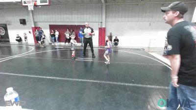 49 lbs Consi Of 4 - Willard Hoehn, Jacket Wrestling Club vs Kross Kemble, Ponca City Wildcat Wrestling