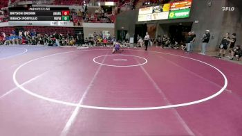 138 lbs Round 1 (16 Team) - Isbach Portillo, Comal Pieper vs Bryson Brown, Amarillo