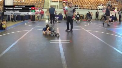 47 lbs Cons. Round 2 - Lawson Fuller, Tech Fall vs Gabriella Murphy, Springboro