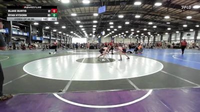 132 lbs Consi Of 64 #2 - Blake Burtis, NY vs Ryan Hydorn, MD
