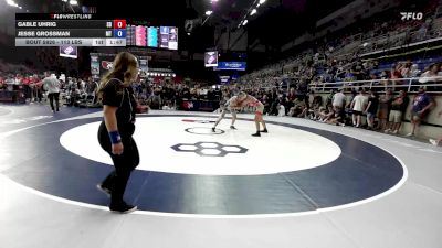 113 lbs Cons. Sub-rd Of 64 - Gable Uhrig, SD vs Jesse Grossman, MT