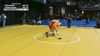 6A 157 lbs Champ. Round 1 - Dominic Wilson, Rockwall vs Roen Werner, Katy Cinco Ranch