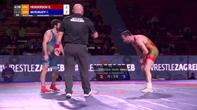 65 kg 3rd Place - Evan Henderson, USA vs Ismail Musukaev, HUN