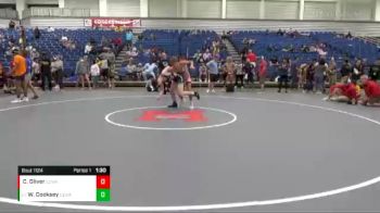 135 lbs Cons. Round 1 - Wyatt Cooksey, Death Squad vs Caleb Oliver, Rensselaer Central