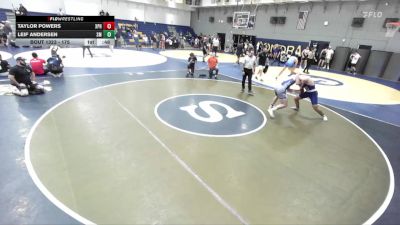 175 lbs Cons. Round 2 - Taylor Powers, Xavier Prep HS vs Leif Andersen, SD Move