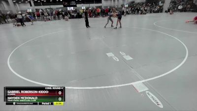 157 lbs Cons. Round 4 - Hayden McDonald, Team Idaho Wrestling Club vs Gabriel Roberson-Kiddoo, Illinois