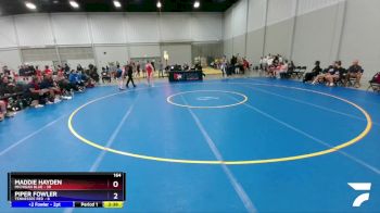 164 lbs Placement Matches (16 Team) - Maddie Hayden, Michigan Blue vs Piper Fowler, Tennessee Red