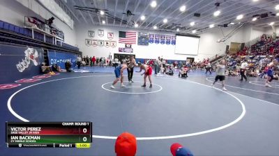 171 lbs Semifinal - Ian Backman, CY Middle School vs Victor Perez, Sage Valley Jr High