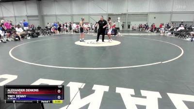 120 lbs Placement Matches (8 Team) - Alexander Denkins, Ohio Blue vs Trey Denny, Alabama