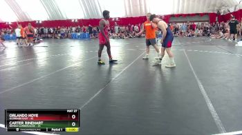 181-185 lbs Round 1 - Orlando Hoye, Glenbard East vs Carter Rinehart, Bemidji Lumberjacks