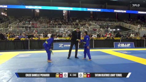 Tatum Beatrice Linay Teruel vs Chloe Danielle Pichardo 2025 Pan Kids Jiu-Jitsu IBJJF Championship