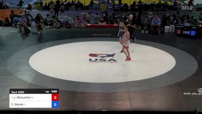 113 lbs Rnd Of 64 - Jordan Manyette, PA vs Colin Bosak, IL