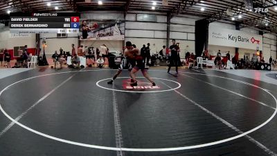 63 kg Cons. Round 2 - David Fielder, Yellowjacket Wrestling Club vs Derek Bernardino, Rochester Regional Training Center