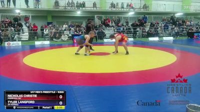 92kg Cons. Round 3 - Nicholas Christie, Mariposa WC vs Tyler Langford, Jr Huskies