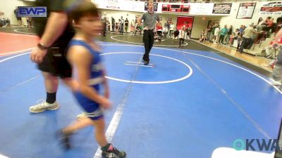 60 lbs Rr Rnd 2 - Creedon Ford, Locust Grove Youth Wrestling vs Kamden Woolman, Tiger Trained Wrestling