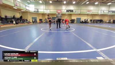 70-75 lbs 2nd Place Match - Uzziah Clark, Hurricane Wrestling Academy vs Lucas Natalini, Columbus Wrestling Club