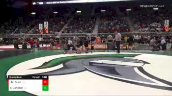 3A-138 lbs Quarterfinal - Micah Grant, Cody vs Christian Johnson, Douglas