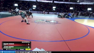 215 lbs Quarterfinal - Frank Kissick, Mt. Si vs Ayden Denbo, Mountain View