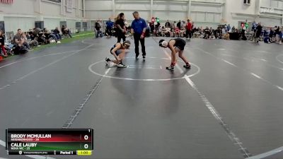 84 lbs Round 5 (8 Team) - Brody McMullan, Neighborhood vs Cale Lauby, NOVA WC