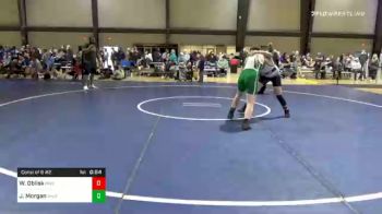 160 lbs Consolation - William Oblisk, Hornets Wrestling Club vs Jacob Morgan, North Hall Jr. Trojans