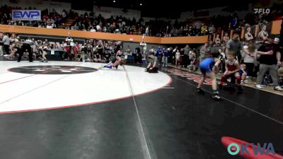 58 lbs Quarterfinal - William Eli Potts, Plainview Youth Wrestling Club vs Axel Freudenberger, Team Guthrie Wrestling