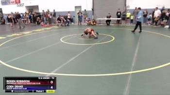 70 lbs 2nd Place Match - Coen Drake, Rogue Wrestling Club vs Boden Robinson, Anchorage Freestyle Wrestling Club
