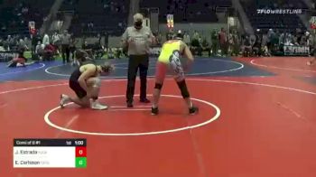 182 lbs Consi Of 8 #1 - Joseph Estrada, Yucaipa WC vs Elliot Carlsson, Ford Dynasty WC