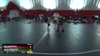 138 lbs Round 1 (4 Team) - Nate Broderick, Waterloo vs Aiden Marquette, Weyauwega-Fremont