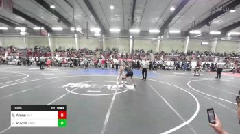 116 lbs Consi Of 4 - SummerRain Atene, No Team vs Jaylah Ruybal, Antonito