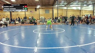 285 lbs Cons. Round 4 - Anthony Estrada, Providence (Mont.) vs Gabriel Finley, Providence (Mont.)