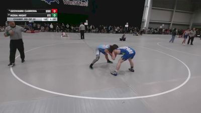 138 lbs Champ. Rd Of 32 - Koda Hight, Owasso Takedown Club vs Geovanni Cabrera, Spring Klein Wrestling Club