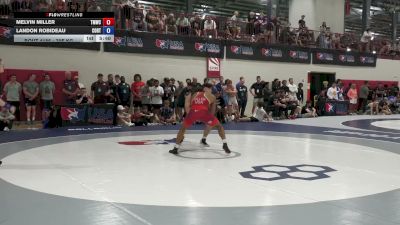 70F kg Champ. Round 2 - Landon Robideau, Cowboy RTC vs Melvin Miller, Titan Mercury Wrestling Club (TMWC)
