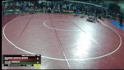 180 lbs Round 3 - KyLee Lindsley, Montana vs EliAnna Santos-Banks, Utah