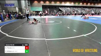 49 lbs Consi Of 16 #2 - Arliss Flores, Wright Wrestling Academy vs Daniel Wilson Jr., NexGen Regional Training Center