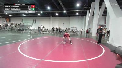 109 lbs Consolation - Renzy LeProwse, Other Team vs Brody Gherardini, Team Grand Valley Elite